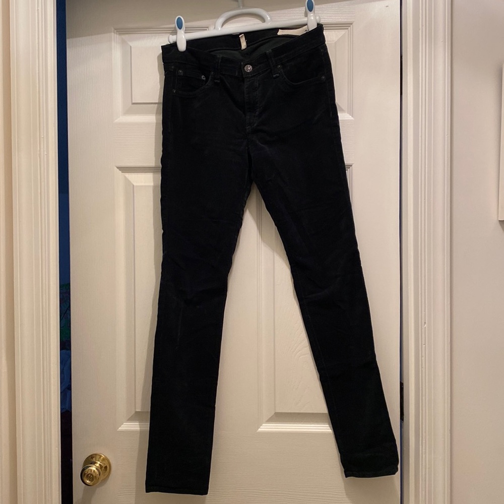 Rag and Bone Dark Green Corduroys